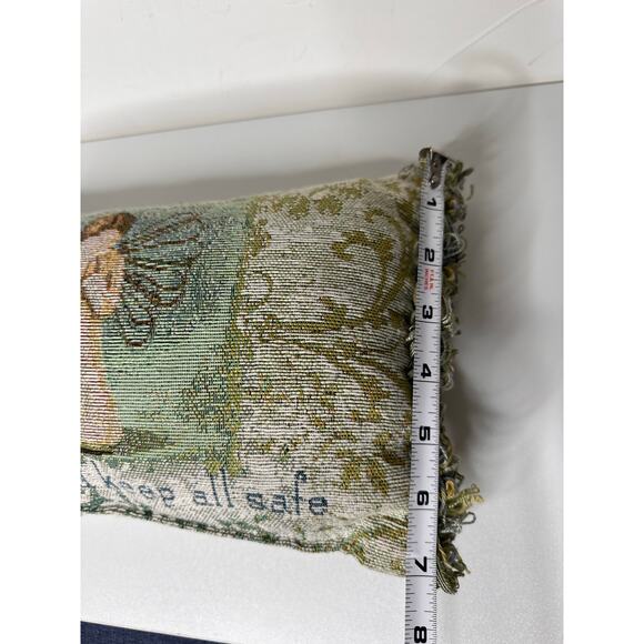 Willow Tree Angel Tapestry Pillow Small Lumbar Blessing Prayer Decorative - Picture 7 of 7